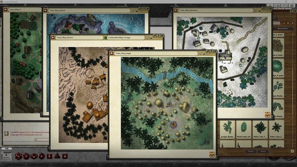 скриншот Fantasy Grounds - FG Town Maps 2 4