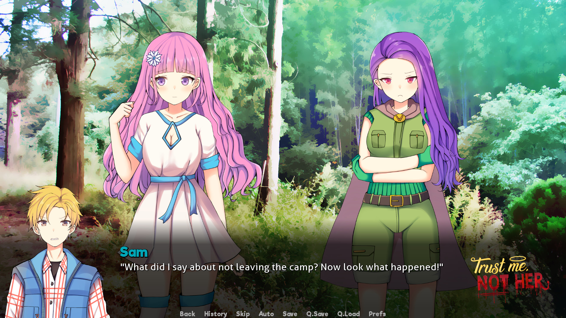 Trust Me, Not Her #0