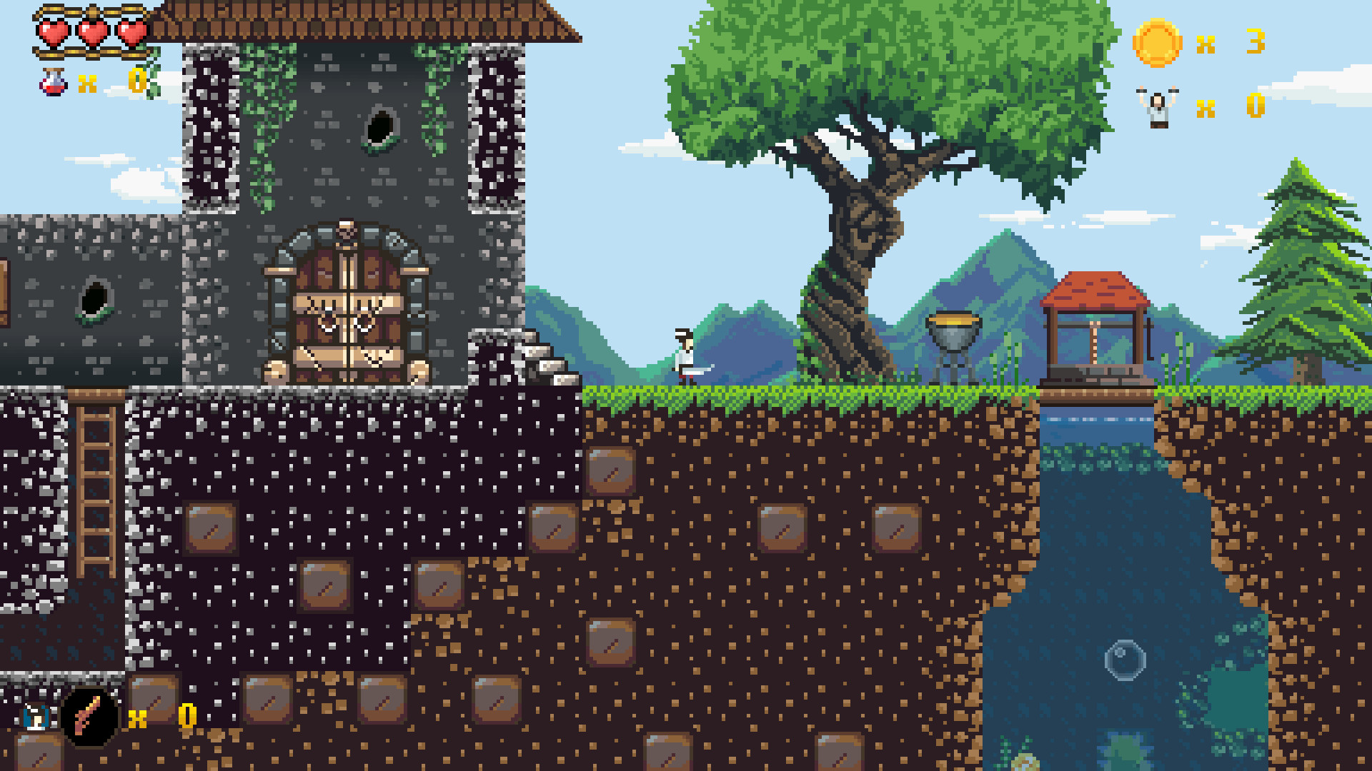 Janosik - Highlander Precision Platformer screenshot 1