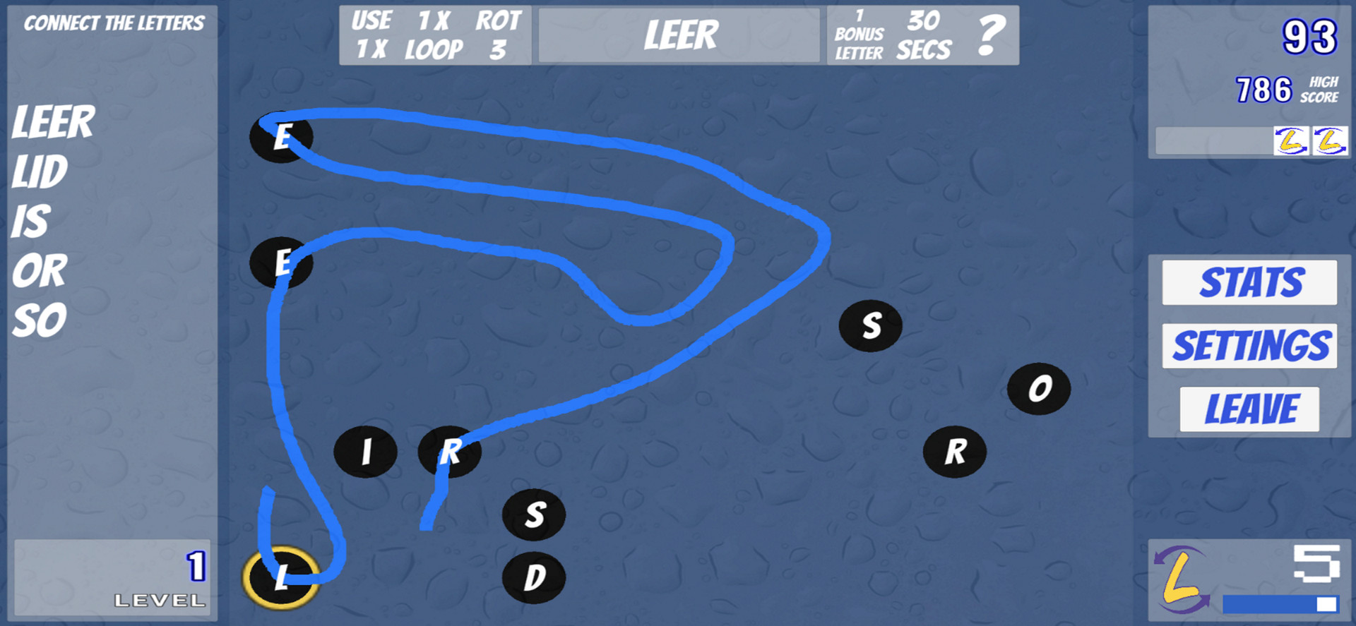 Letter Loops Pro screenshot 1