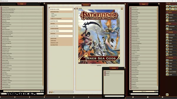 Fantasy Grounds - Pathfinder RPG - Campaign Setting: Inner Sea Gods