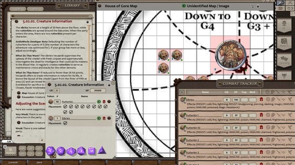 скриншот Fantasy Grounds - D&D Adventurers League 09-19 Fang and Claw 3