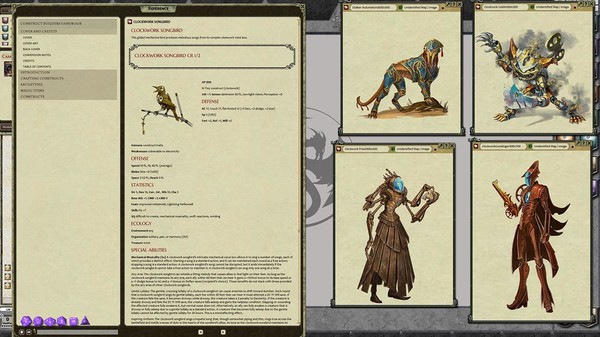 скриншот Fantasy Grounds - Pathfinder RPG - Campaign Setting: Construct Handbook 4