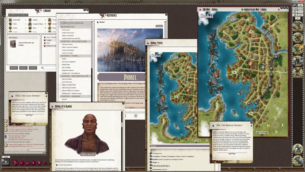 Fantasy Grounds - Pathfinder RPG - Campaign Setting: Towns of the Inner Sea Featured Screenshot #1