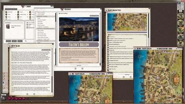 скриншот Fantasy Grounds - Pathfinder RPG - Campaign Setting: Towns of the Inner Sea 1