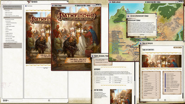 скриншот Fantasy Grounds - Pathfinder RPG - Campaign Setting: Druma, Profit and Prophecy 3