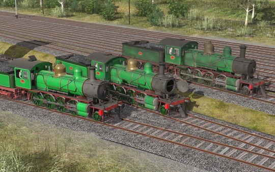 скриншот Trainz 2019 DLC - Victorian Railways V Class 2 Tone Green 2