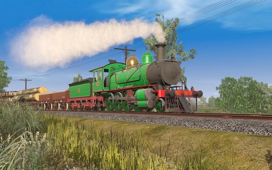 скриншот Trainz 2019 DLC - Victorian Railways V Class 2 Tone Green 0