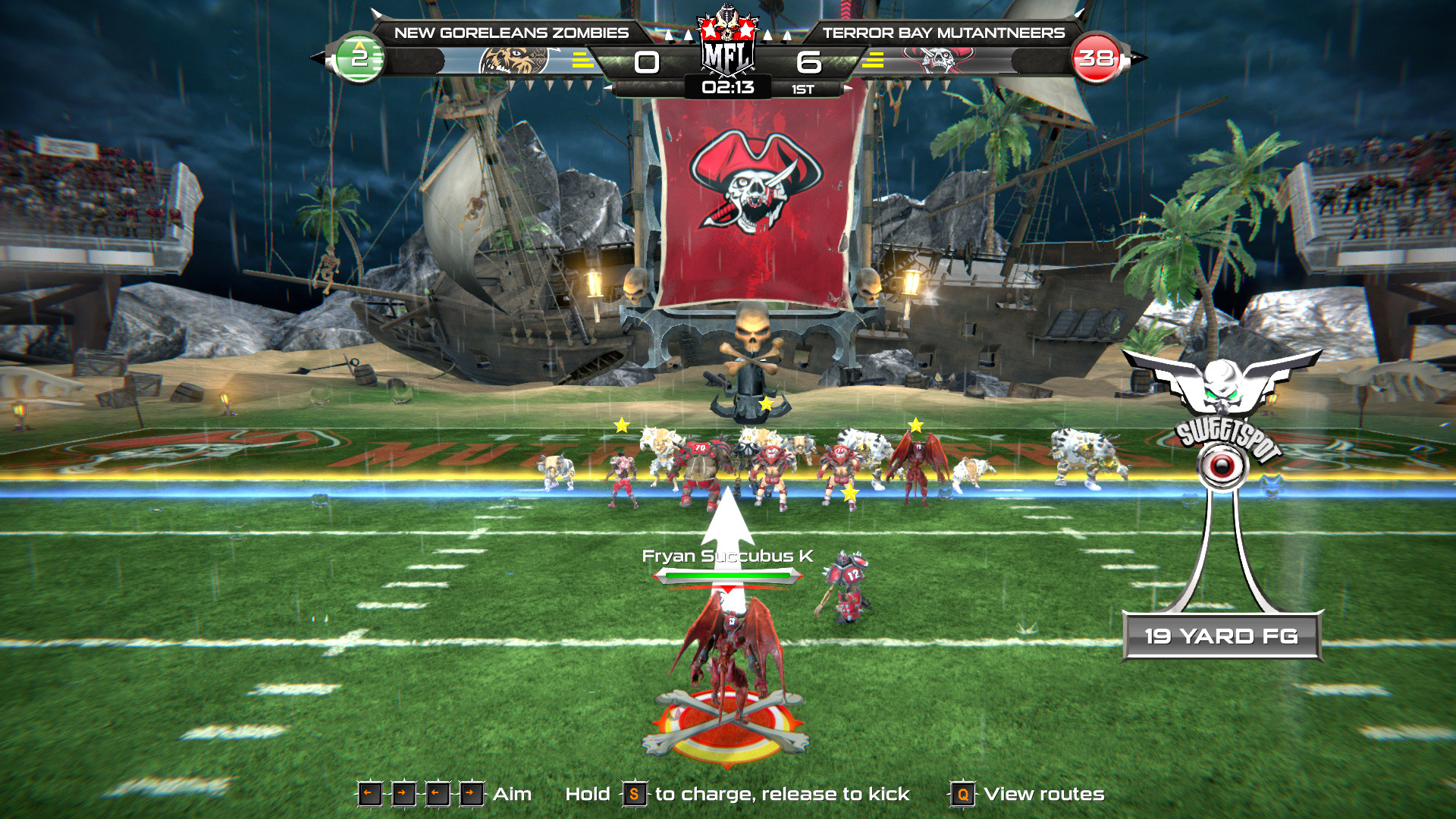 Mutant Football League: Sinsonasty Mangles no Steam