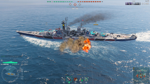 скриншот World of Warships — Montana: Freedom Fighter 2