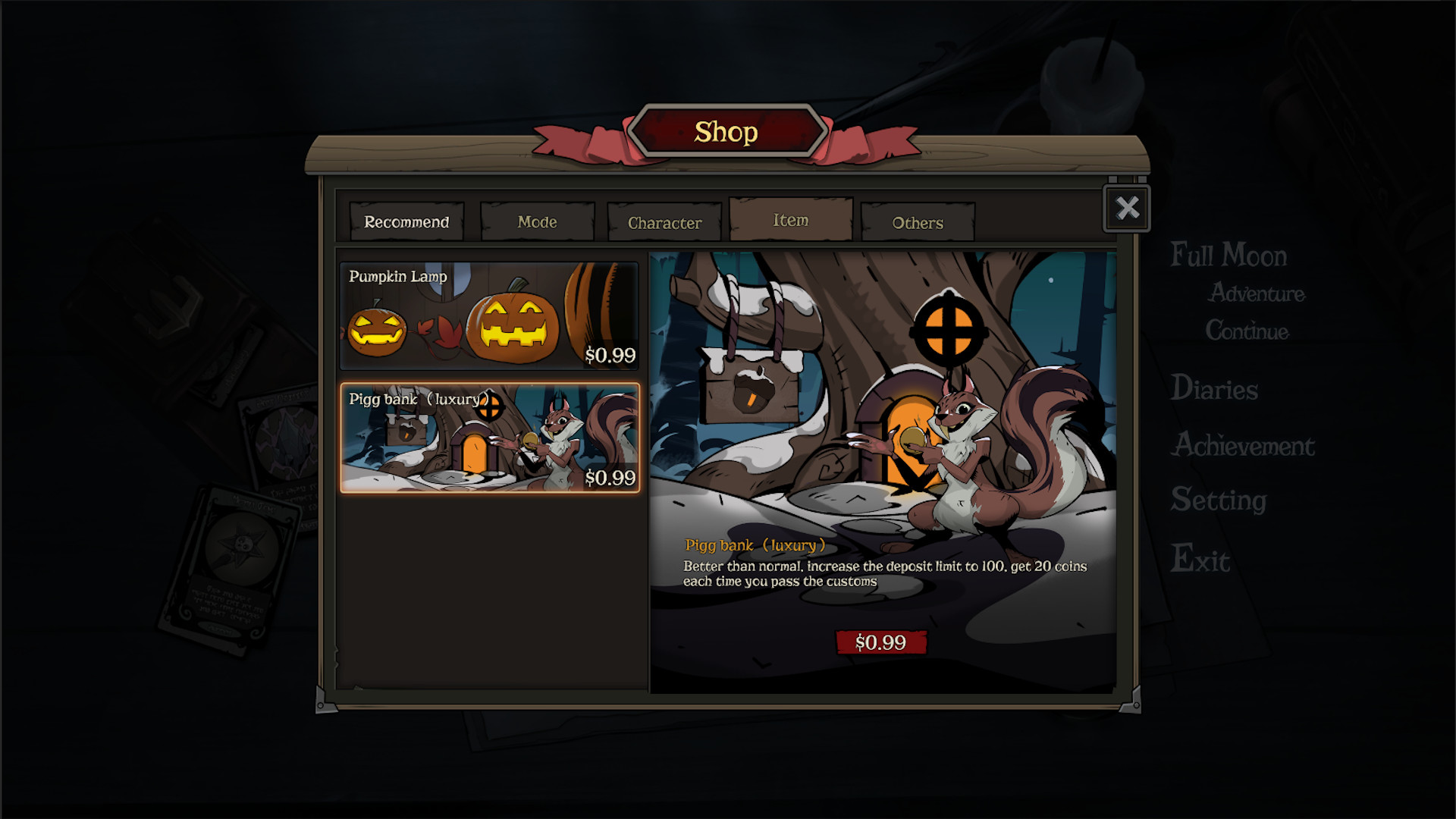 Night of Full Moon - Piggy Bank #0