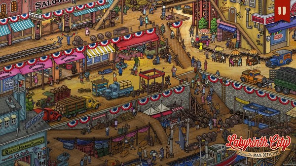 Labyrinth City: Pierre the Maze Detective game for Linux 1