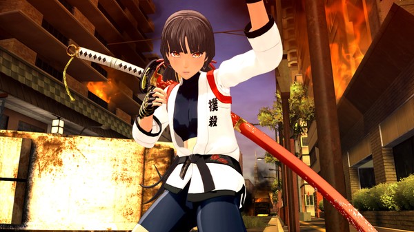 скриншот OneeChanbara ORIGIN - Exclusive Saki Costume: Tsubaki-Style Mortal Combat Gi 4