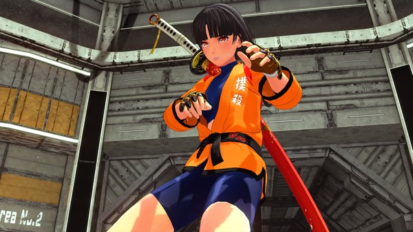 скриншот OneeChanbara ORIGIN - Exclusive Saki Costume: Tsubaki-Style Mortal Combat Gi: Dragon Orange 4