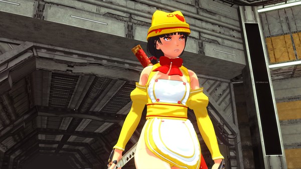 скриншот OneeChanbara ORIGIN - Exclusive Saki Costume: Dream Hostess Saki: Omelet Yellow 1
