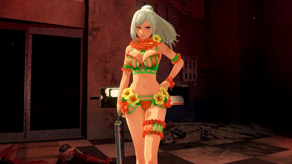 скриншот OneeChanbara ORIGIN - Exclusive Lei Costume: Lei's Dream Bikini: Melon Green 1
