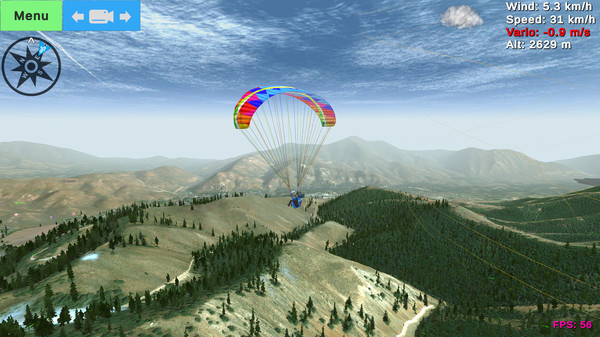 Glider Sim game for Linux 1