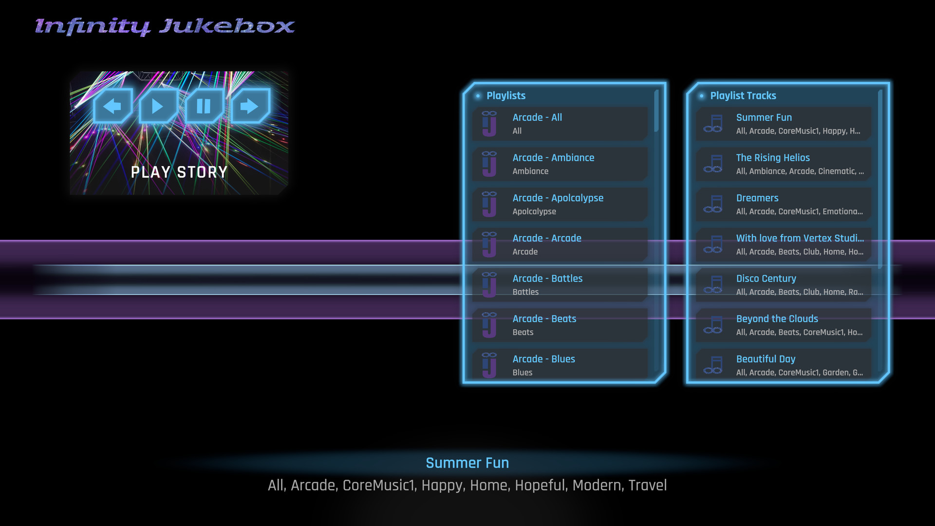 My Neighborhood Arcade: Infinity Jukebox Unit #4