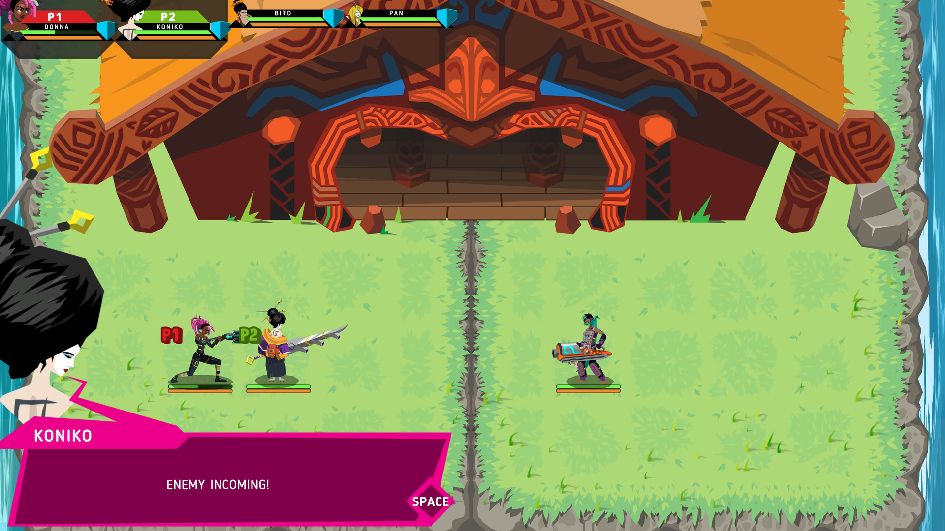 Grid Fight - Mask of the Goddess - First Boot #3