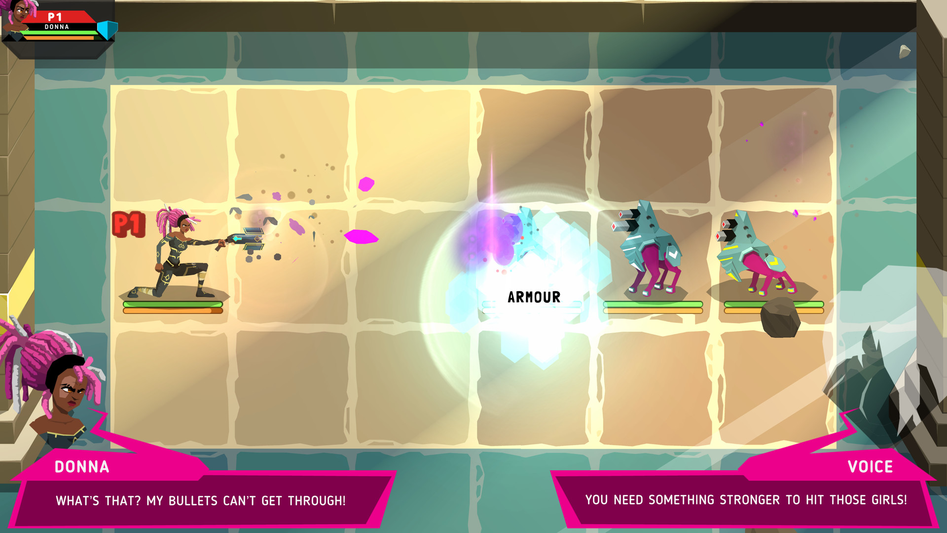 Grid Fight - Mask of the Goddess - First Boot #4