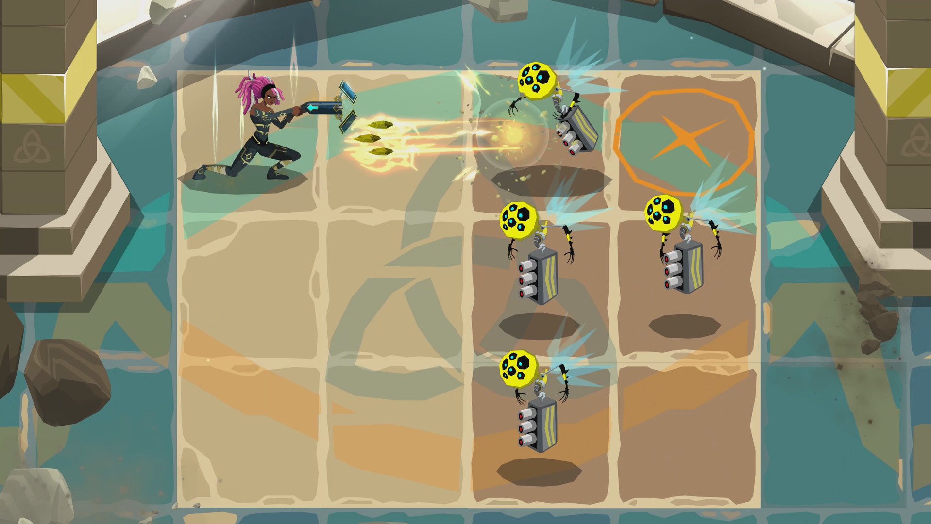 Grid Fight - Mask of the Goddess - First Boot #2