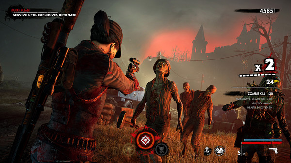 скриншот Zombie Army 4: Mission 8 - Abaddon Asylum 0