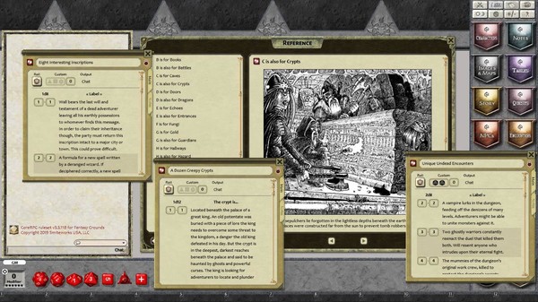 скриншот Fantasy Grounds - The Dungeon Alphabet 1