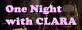 One Night with CLARA logo