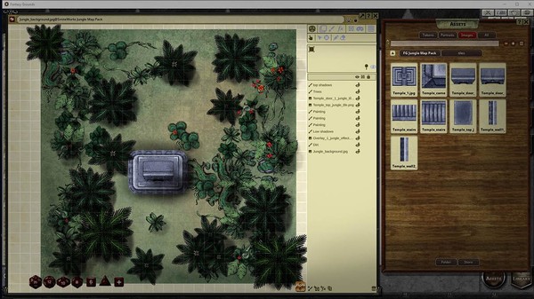 скриншот Fantasy Grounds - FG Jungle Map Pack 1