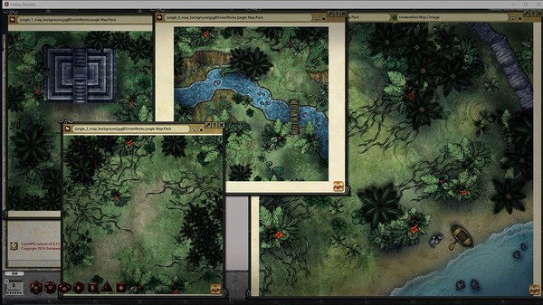 скриншот Fantasy Grounds - FG Jungle Map Pack 4