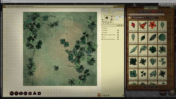 скриншот Fantasy Grounds - FG Jungle Map Pack 2