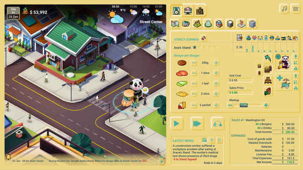 скриншот Business Heroes: Food Truck Simulation 4