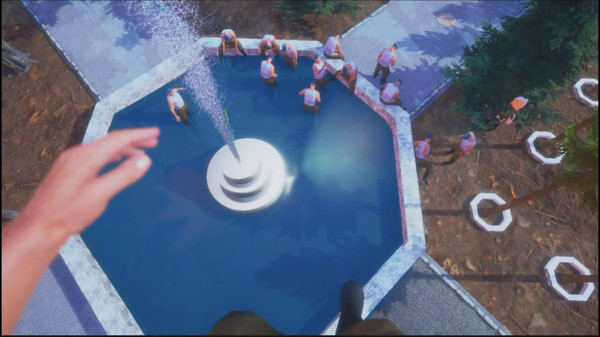 Скриншот из Симулятор Купания в Фонтане