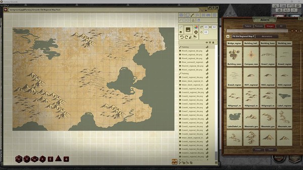 скриншот Fantasy Grounds - FG Old World Regional Map Pack 3