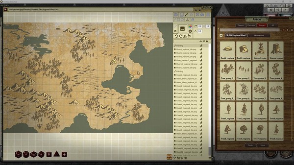 скриншот Fantasy Grounds - FG Old World Regional Map Pack 2