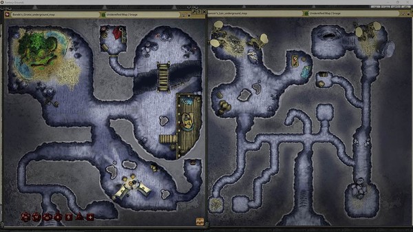 скриншот Fantasy Grounds - FG Underground Map Pack 3