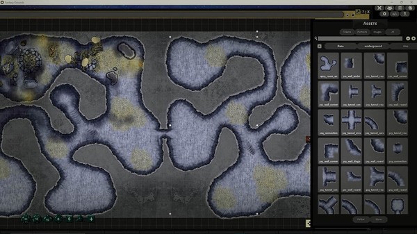 скриншот Fantasy Grounds - FG Underground Map Pack 1