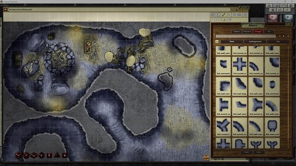 скриншот Fantasy Grounds - FG Underground Map Pack 2