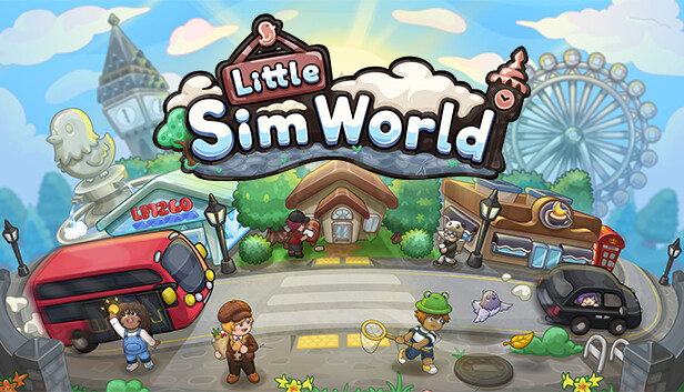 Capsule Grafik von "Little Sim World", das RoboStreamer für seinen Steam Broadcasting genutzt hat.