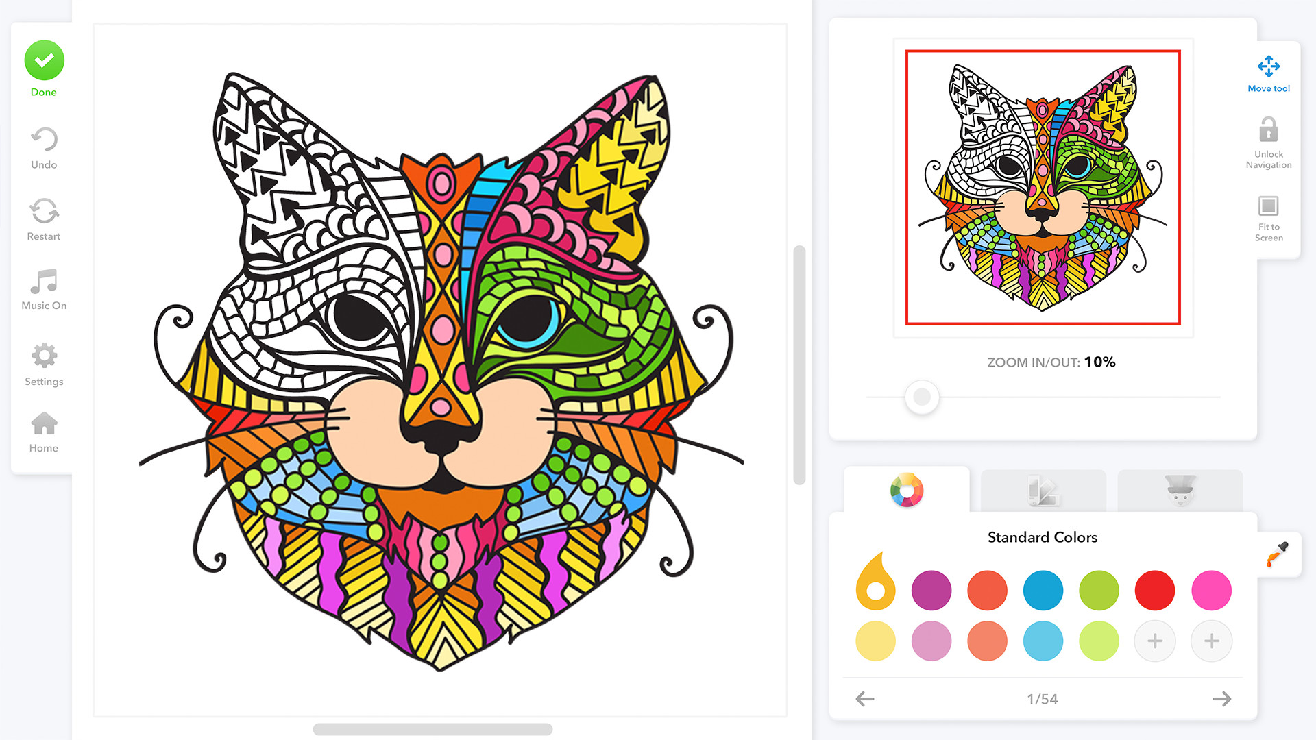 Cat Coloring Pages for Adults - Apps on Google Play