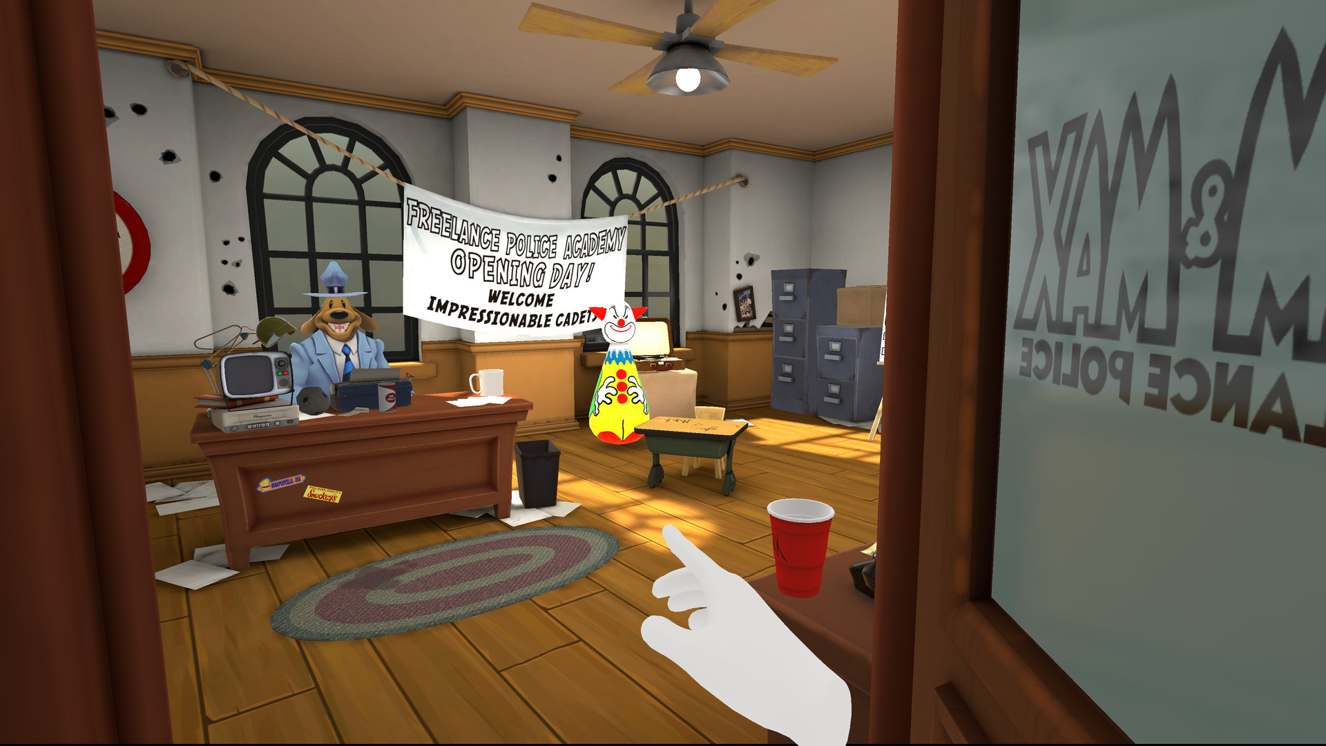 Oculus Quest 游戏《奇妙创通关:虚拟警探》Sam and Max: This Time It’s Virtual!