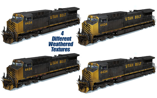 скриншот Trainz 2019 DLC - Utah Belt AC4400CW 4400-4450 5
