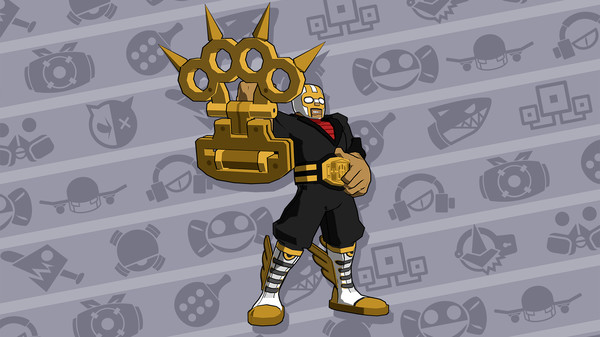 скриншот Lethal League Blaze - Shining-Gold Super Winner outfit for Nitro 4