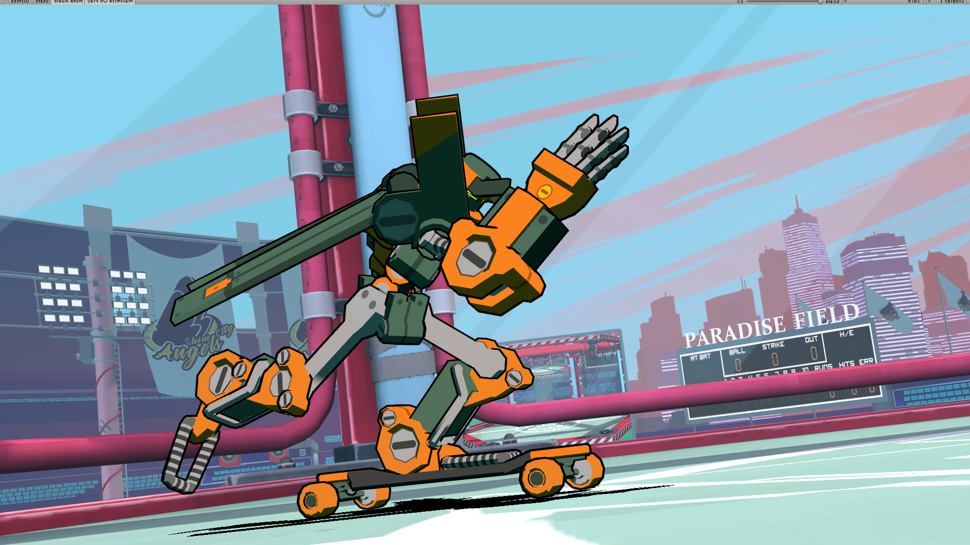 Lethal League Blaze - Insectoid Loneriding Mechranger outfit for Switch Featured Screenshot #1