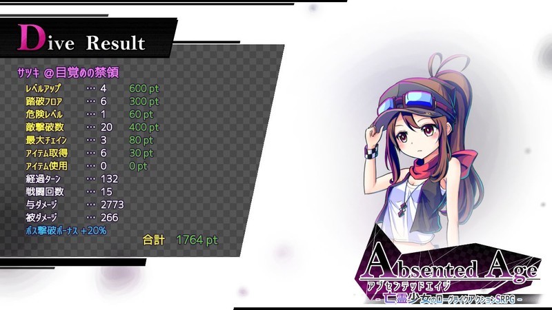 AbsentedAge:アブセンテッドエイジ ～亡霊少女のローグライクアクションSRPG -幽玄の章- Demo #5