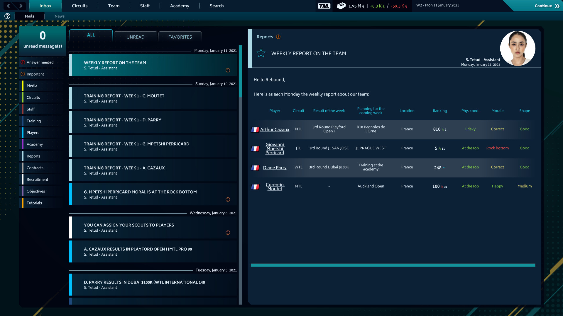 Tennis Manager 2022 on Steam