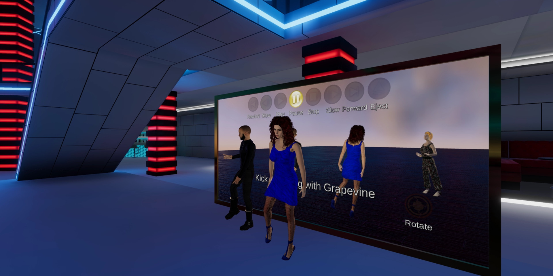 Line Dance Virtual Demo #6