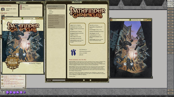 скриншот Fantasy Grounds - Pathfinder RPG - Pathfinder Chronicles: Guide to Absalom 0