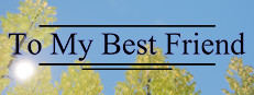 To My Best Friend 게임 이미지