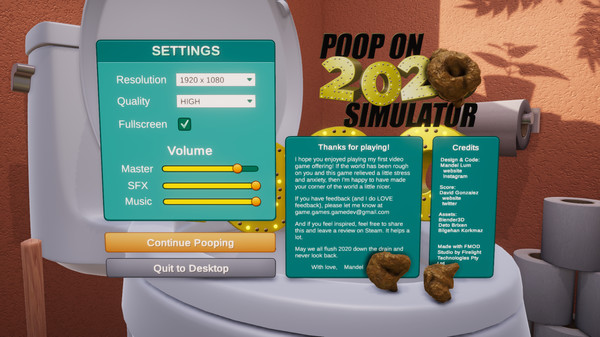 Poop On 2020 Simulatorfor windows and Linux 1